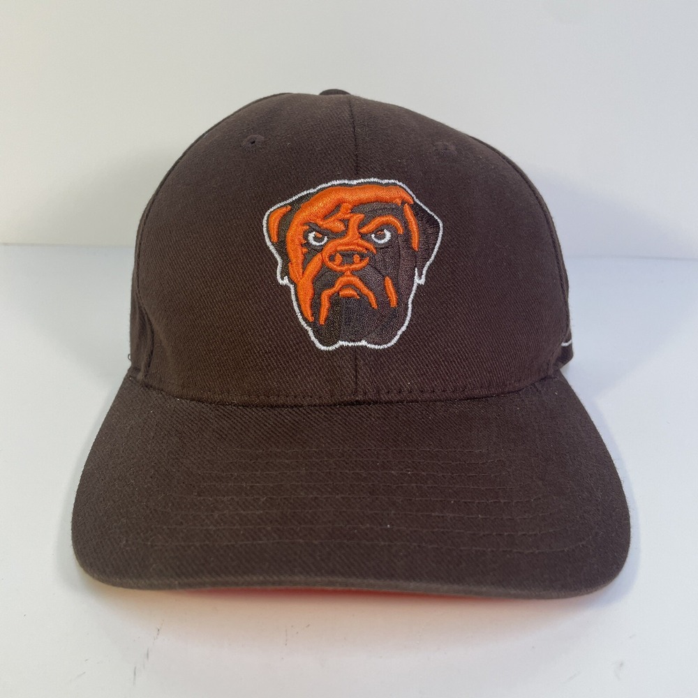 Reebok Cleveland Browns Dawg Pound Fitted Hat Stretch Fit OSFA Brown